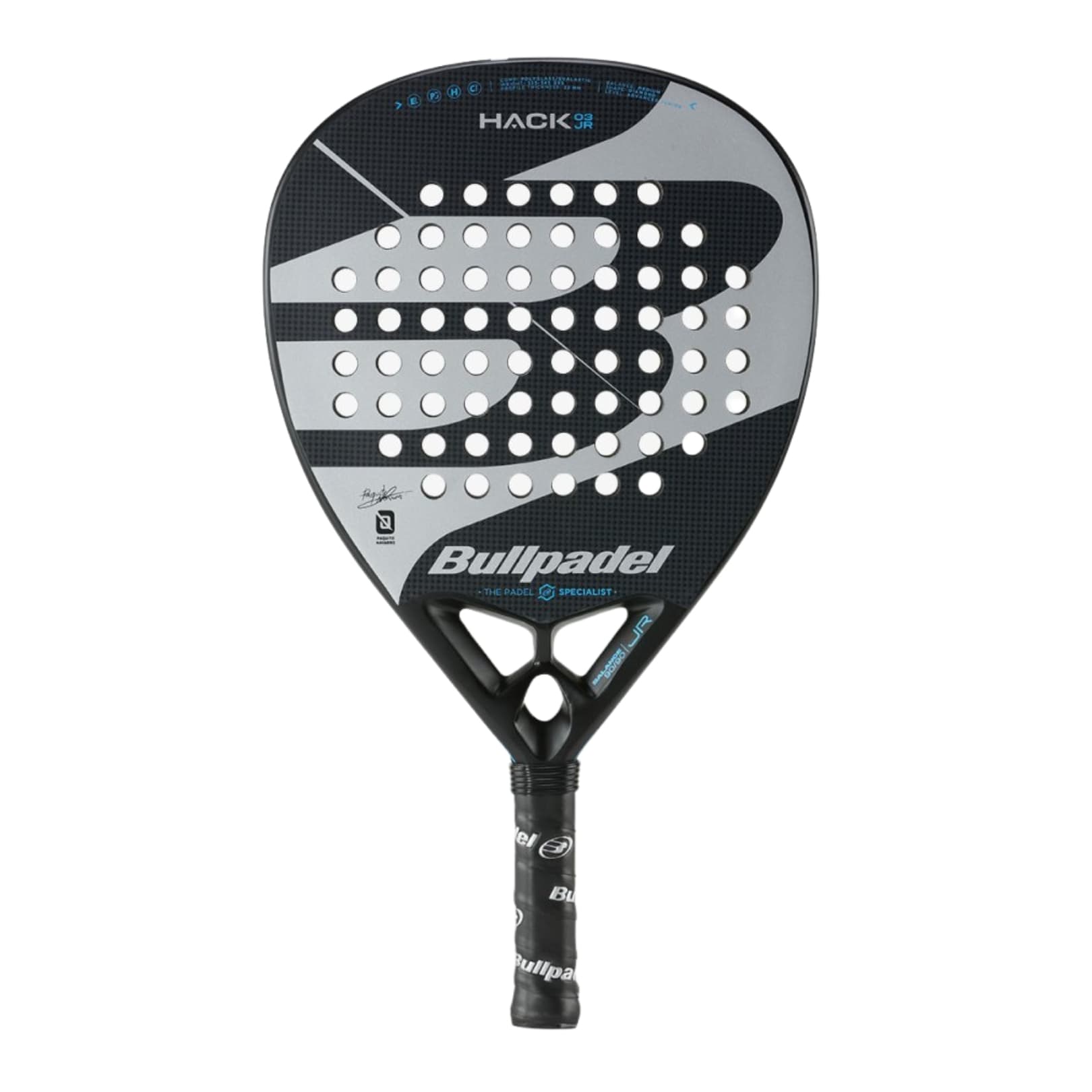 Billede af Bullpadel Hack JR 23 padelbat fra mærket Bullpadel