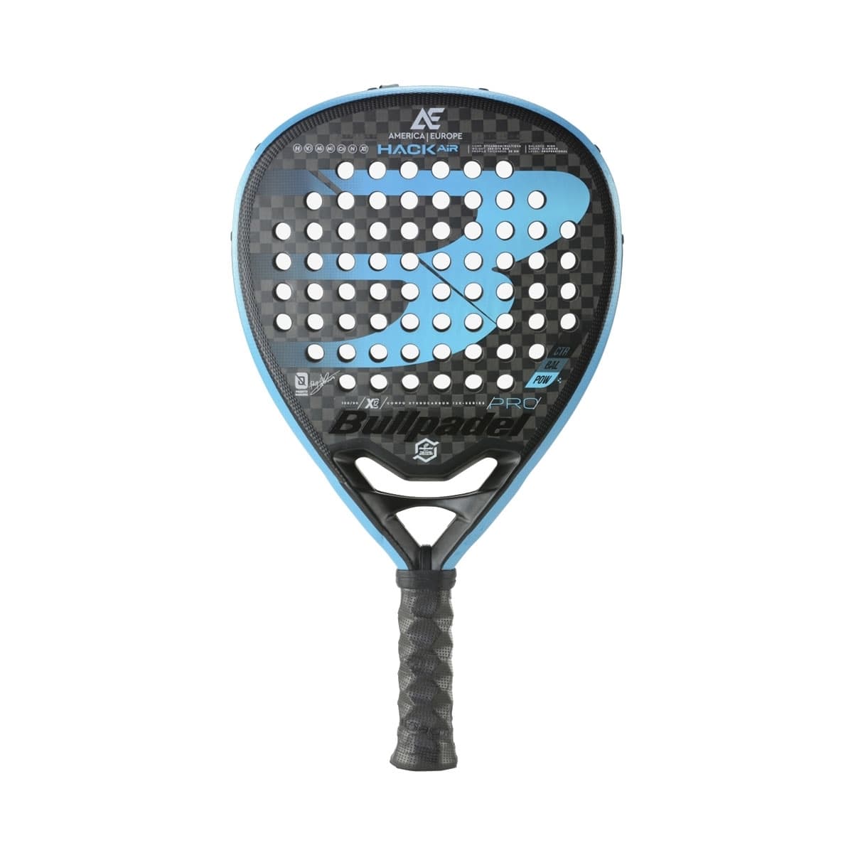 Billede af Bullpadel Hack Air AE 21 padelbat fra mærket Bullpadel