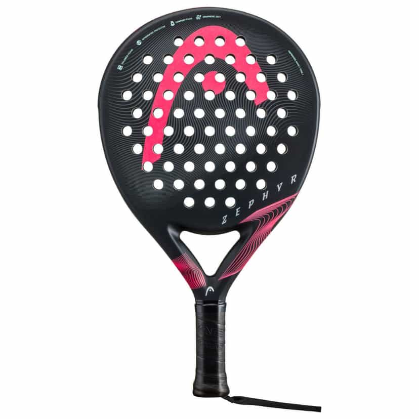 Billede af Head Zephyr 2023 Black/Pink padelbat