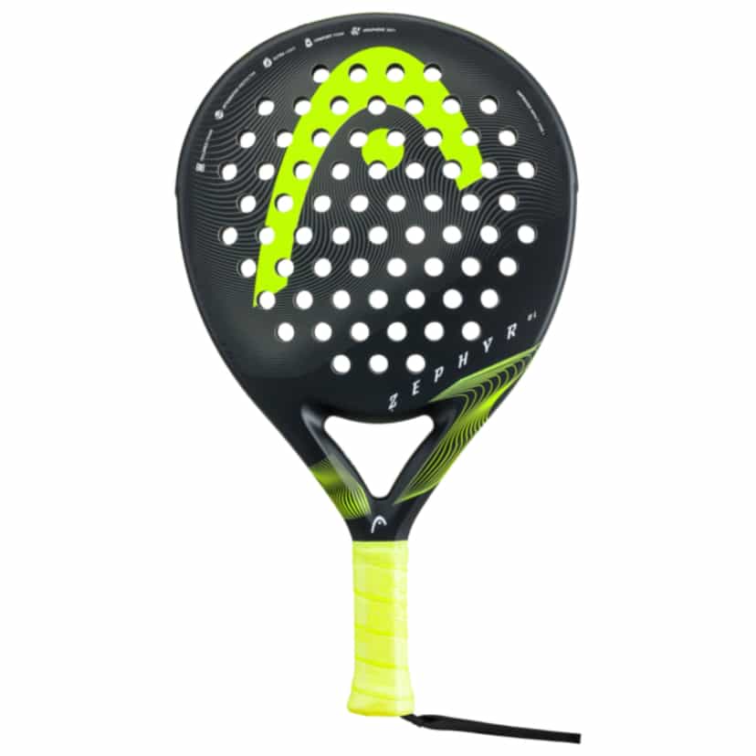 Billede af Head Zephyr UL 2023 Black/Yellow padelbat