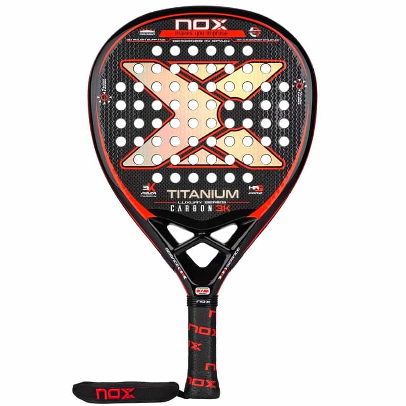 Billede af Nox Titanium Carbon 3K Luxury padelbat