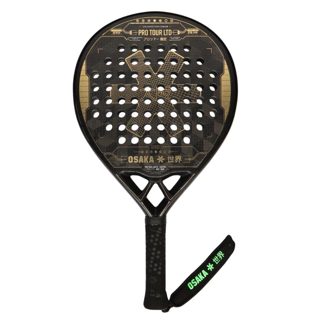 Billede af Osaka Pro Tour LTD Control Black/Gold padelbat fra mærket Osaka
