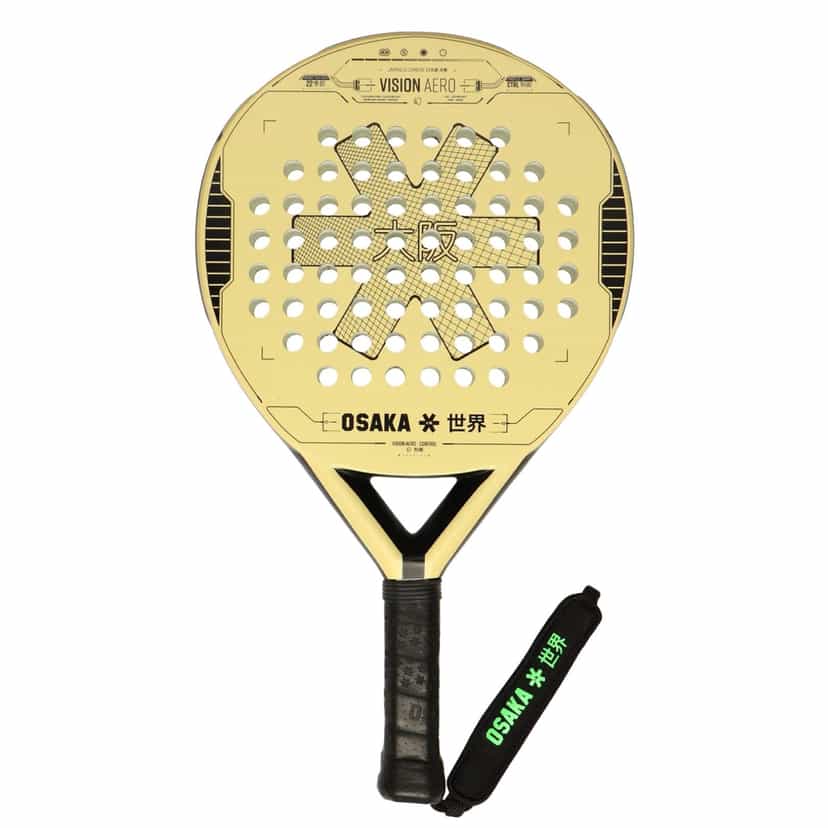 Billede af Osaka Vision Aero Control Black/Honey padelbat