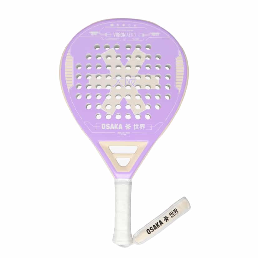 Billede af Osaka Vision Aero  Power Peri-Purple/Sand padelbat