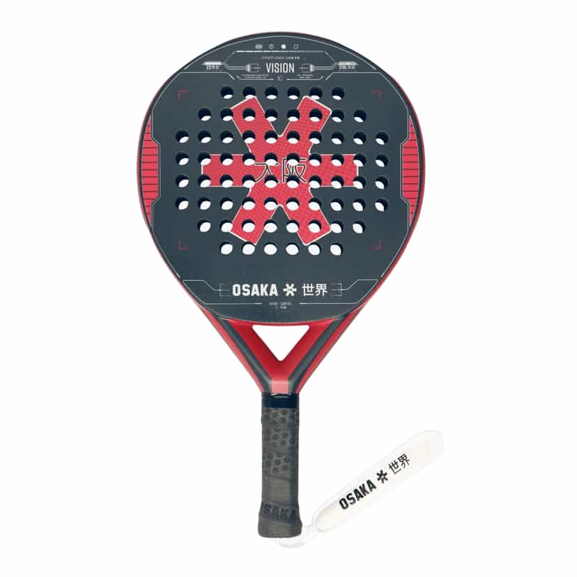 Billede af Osaka Vision Control Charcoal/Maroon padelbat