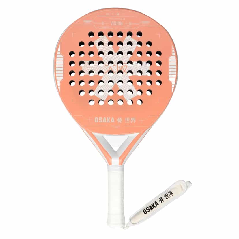 Billede af Osaka Vision Control White/Peach padelbat