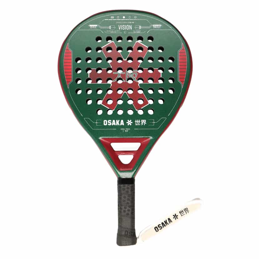 Billede af Osaka Vision Power Green/Maroon padelbat