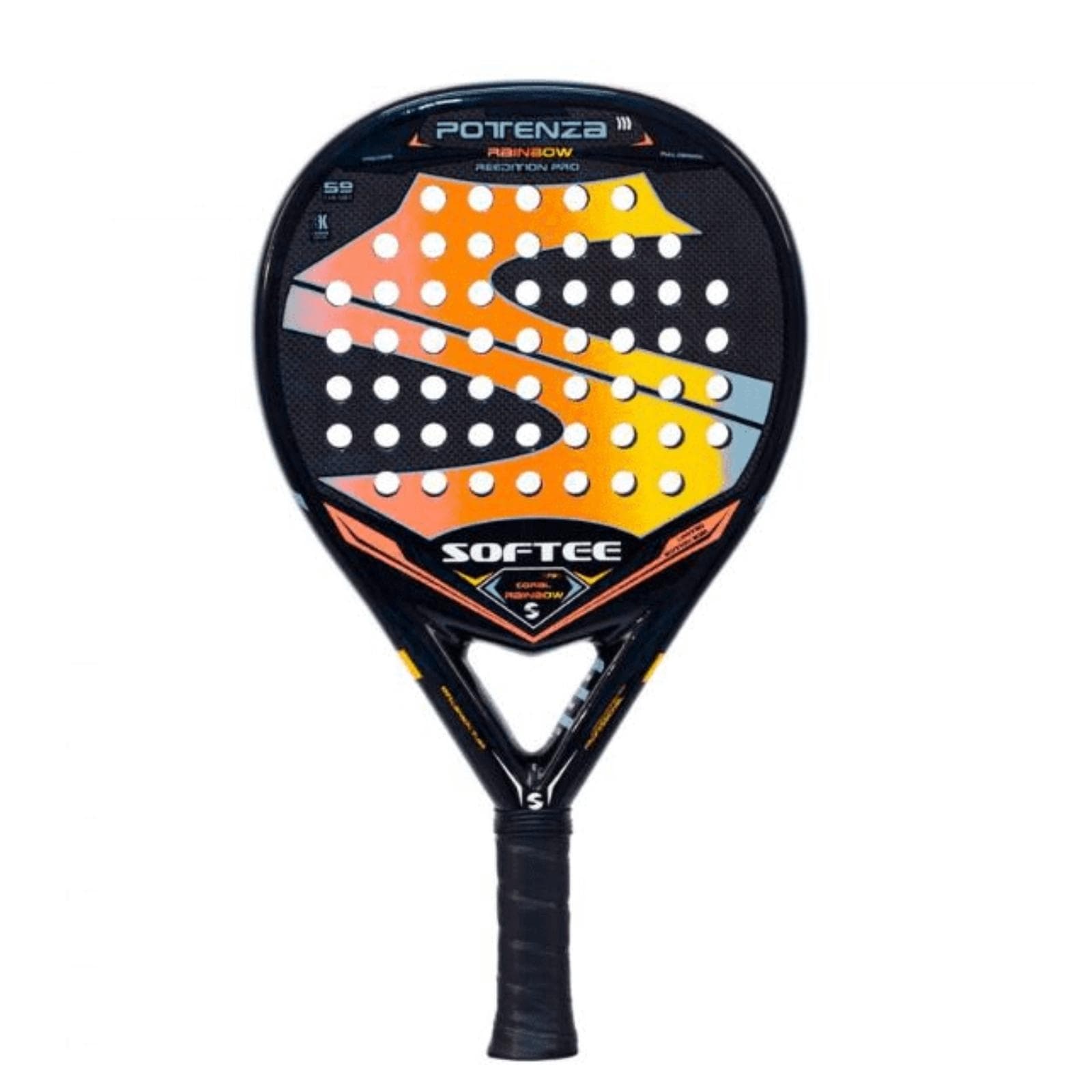 Billede af Softee Potenza Rainbow Coral padelbat fra mærket Softee