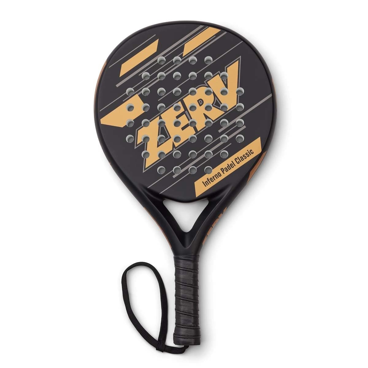 Billede af ZERV Inferno Padel Classic Gold/Black padelbat fra mærket ZERV